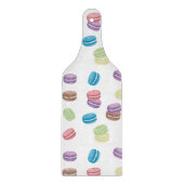 Kleurrijke Pastel Waterverf Franse Macarons Snijplank (Voorkant)