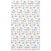 Kleurrijke Pastel Waterverf Franse Macarons Tafelkleed (Voorkant)