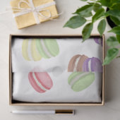Kleurrijke Pastel Waterverf Franse Macarons Tissuepapier (Geschenk)