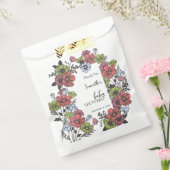 Kleurrijke Pastel Wildflower Baby shower Bedankzakje (Gezegeld)