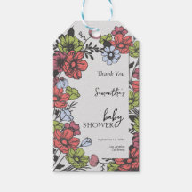 Kleurrijke Pastel Wildflower Baby shower