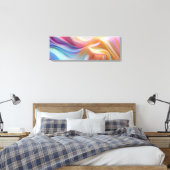 Kleurrijke Pastel Zijde Canvas Afdruk (Insitu (Slaapkamer))
