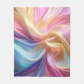 Kleurrijke Pastel Zijde Fleece Deken (Voorkant)