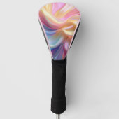 Kleurrijke Pastel Zijde Golfheadcover (Voorkant)