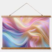 Kleurrijke Pastel Zijde Hangend Wandkleed (Voorkant)