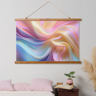 Kleurrijke Pastel Zijde Hangend Wandkleed