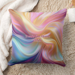Kleurrijke Pastel Zijde Kussen