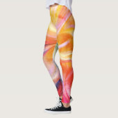 Kleurrijke Pastel Zijde Leggings (Links)