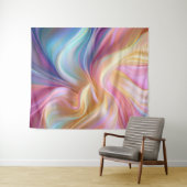 Kleurrijke Pastel Zijde Wandkleed (In Situ (horizontaal))