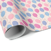 Kleurrijke pastelballonnen cadeaupapier (Rol Hoek)