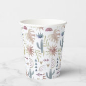 Kleurrijke pastelkleuren Boho Bohemian Paper cup Papieren Bekers (Rechts)
