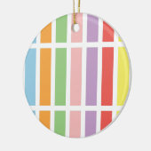 Kleurrijke pastelkleuren keramisch ornament (Links)