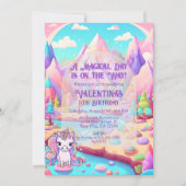 Kleurrijke Pastels Magische Dag Schattigee Eenhoor Kaart (Voorkant)