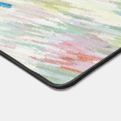 Kleurrijke pastelstijl Abstracte gestreepte bureau Bureaumat (Hoek)