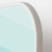 Kleurrijke pastelstrepen gepersonaliseerd pickleball paddle (Links Detail)