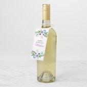 Kleurrijke pasteltinten boeket flessenhanger (Schuin)