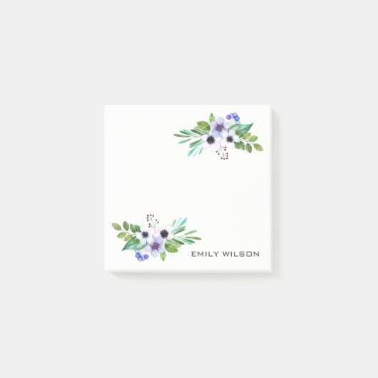 Kleurrijke pasteltinten boeket post-it® notes (Voorkant)