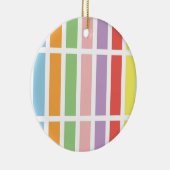 Kleurrijke Pasteltinten Keramisch Ornament (Rechts)