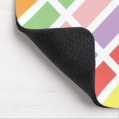 Kleurrijke Pasteltinten Muismat (Hoek)