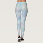 Kleurrijke Pastelwolken Leggings (Achterkant)