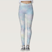 Kleurrijke Pastelwolken Leggings (Voorkant)