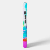 KLEURRIJKE PASTER ABSTRACT ONTWERP STROPDAS-KLEURS Case-Mate iPhone CASE (Achterkant / Links)