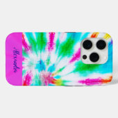 KLEURRIJKE PASTER ABSTRACT ONTWERP STROPDAS-KLEURS Case-Mate iPhone CASE (Achterkant (horizontaal))