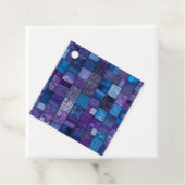 Kleurrijke Patchwork Deken Kunst Cadeaublaadjes Bedankjes Labels (In situ)