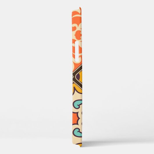 Kleurrijke Patchwork: Majolica Tegel Design Case-Mate iPhone Case (Achterkant / Rechts)