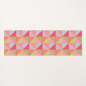 Kleurrijke Patchwork Oefen Pilates Yogamat (Achterkant (horizontaal))