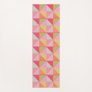 Kleurrijke Patchwork Oefen Pilates Yogamat