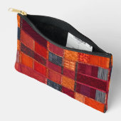 Kleurrijke Patchwork Quilt Art Accessoiretas Etui (Open)