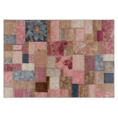 Kleurrijke Patchwork Quilt Art Chopping Board Snijplank (Voorkant)