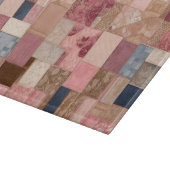 Kleurrijke Patchwork Quilt Art Chopping Board Snijplank (Hoek)