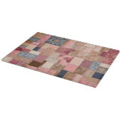 Kleurrijke Patchwork Quilt Art Chopping Board Snijplank (Hoek)