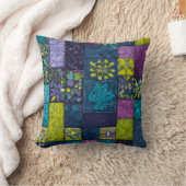 Kleurrijke Patchwork Quilt Art Square Sierkussen (Deken)