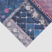 Kleurrijke Patchwork Quilt Art Tissue Papier (Detail)