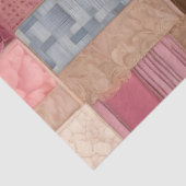 Kleurrijke Patchwork Quilt Art Tissue Papier (Detail)