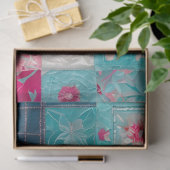 Kleurrijke Patchwork Quilt Art Tissue Papier (Geschenk)