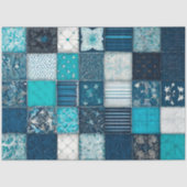 Kleurrijke Patchwork Quilt Art Tissue Papier (Voorkant)