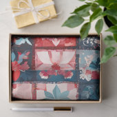 Kleurrijke Patchwork Quilt Art Tissue Papier (Geschenk)