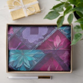 Kleurrijke Patchwork Quilt Art Tissue Papier (Geschenk)