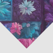 Kleurrijke Patchwork Quilt Art Tissue Papier (Detail)