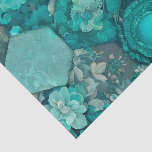 Kleurrijke Patchwork Quilt Art Tissue Papier (Detail)