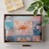 Kleurrijke Patchwork Quilt Art Tissue Papier (Geschenk)