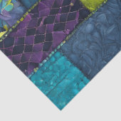 Kleurrijke Patchwork Quilt Art Tissue Papier (Detail)