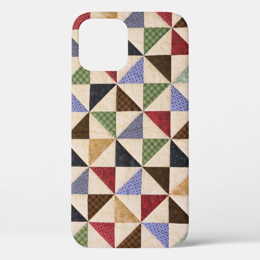 Kleurrijke Patchwork Quilt: Bloemtextuur. Case-Mate iPhone Case (Achterkant)