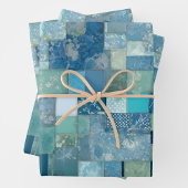 Kleurrijke Patchwork Quilt Wrapping Paper Sheets