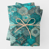 Kleurrijke Patchwork Quilt Wrapping Paper Sheets