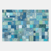 Kleurrijke Patchwork Quilt Wrapping Paper Sheets (Voorkant 2)